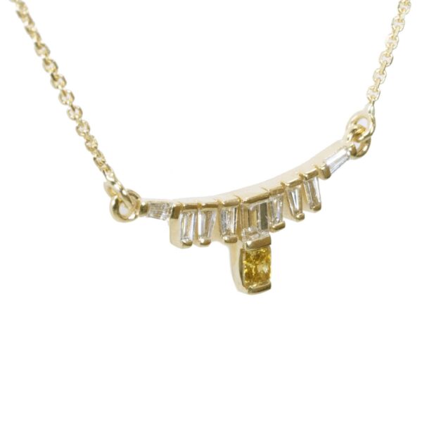 שרשרת יהלום קושן ובגטים