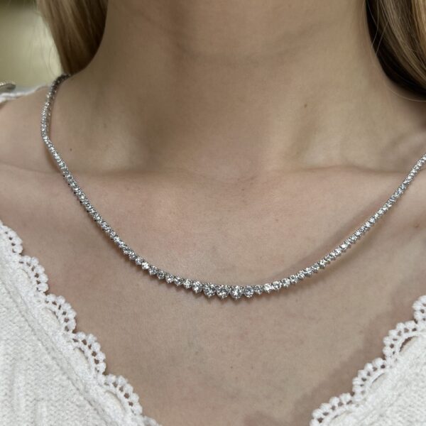 שרשרת יהלומים טניס