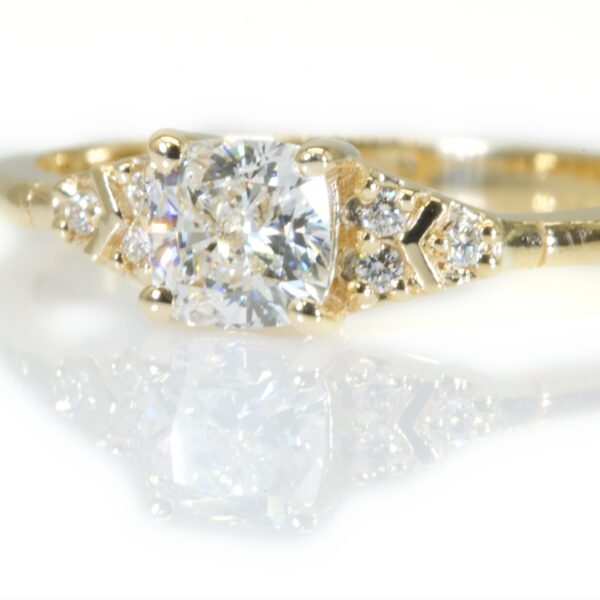 טבעת יהלום וינטאג