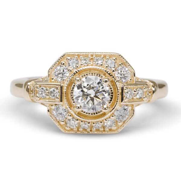 טבעת אירוסין בסגנון וינטג