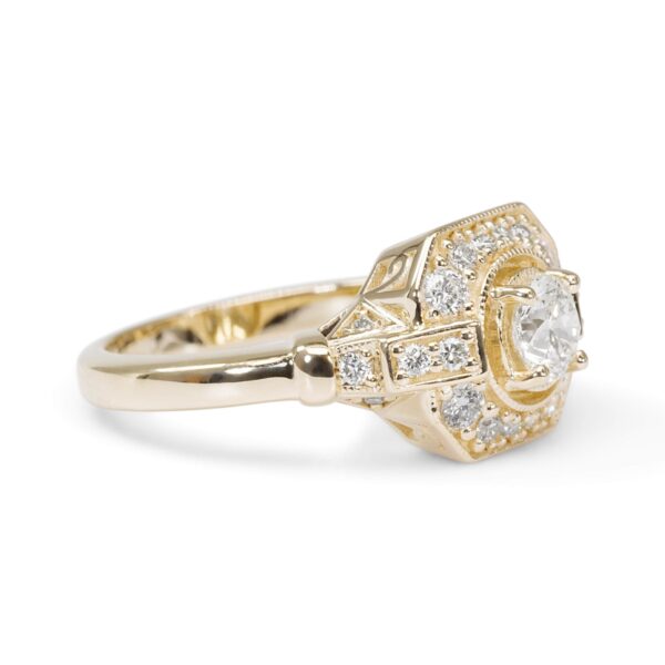 טבעת אירוסין בסגנון וינטג