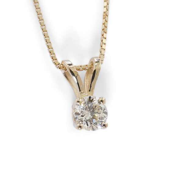 שרשרת יהלום 30 נקודות עם תעודת GIA