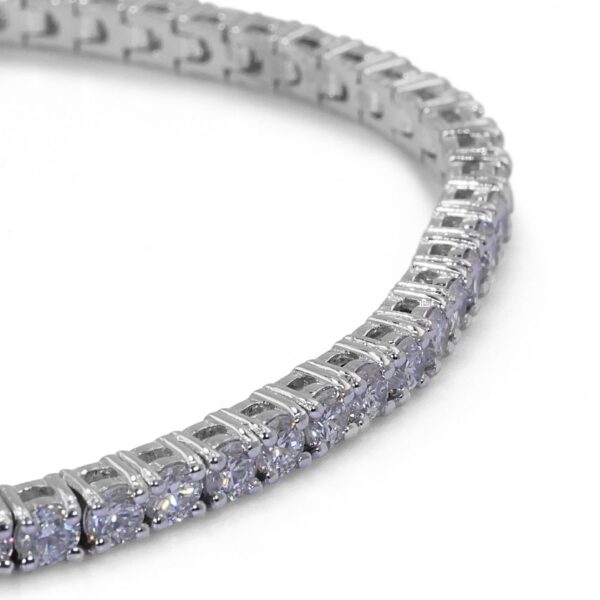 צמיד טניס זהב לבן לאישה