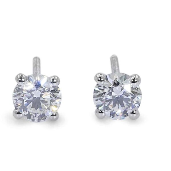 עגילי יהלום קראט