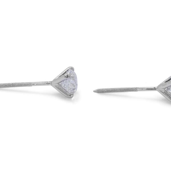 עגילי יהלום קראט