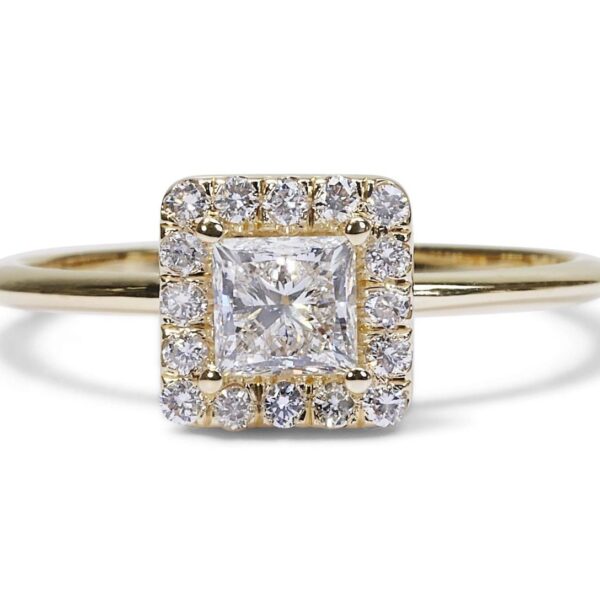 טבעת אירוסין יהלום נסיכה