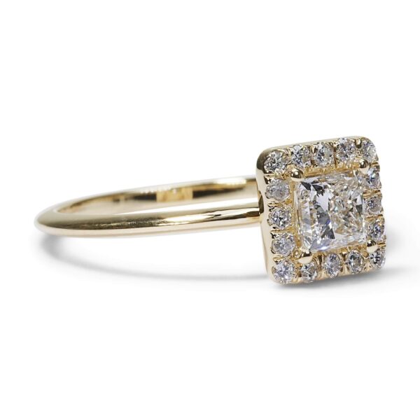 טבעת אירוסין יהלום נסיכה