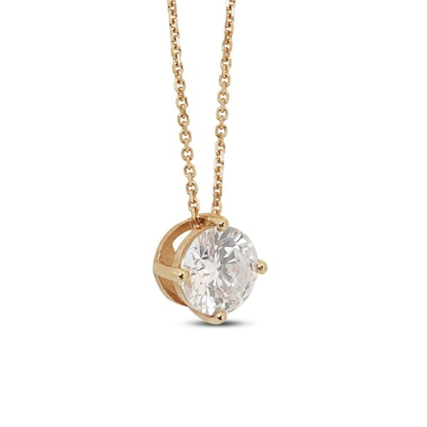 שרשרת יהלום בודד