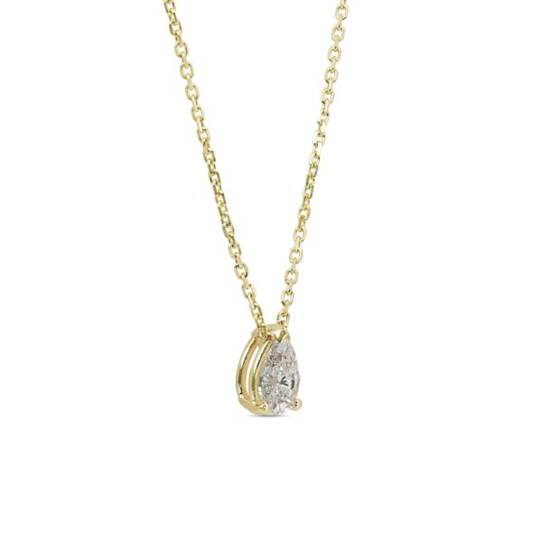 שרשרת יהלום בצורת טיפה