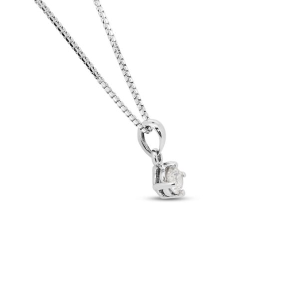 שרשרת יהלום 20 נקודות GIA