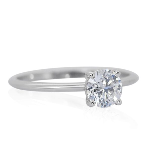 טבעת אירוסין יהלום מרכזי במשקל קראט