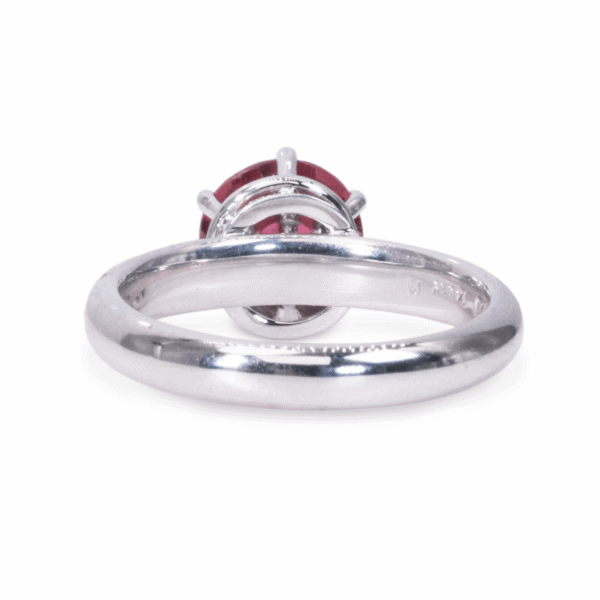 טבעת יהלומים בשילוב טורמלין