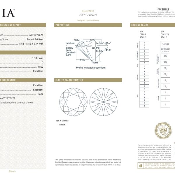 יהלום עגול טבעי