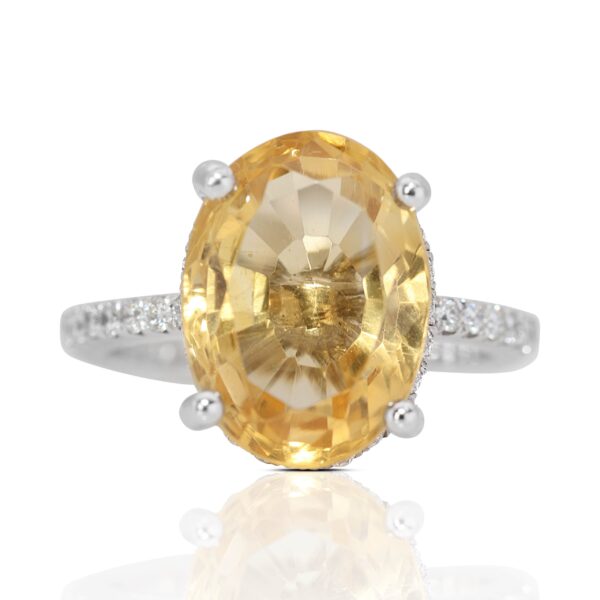 טבעת הילה בשיבוץ סיטרין