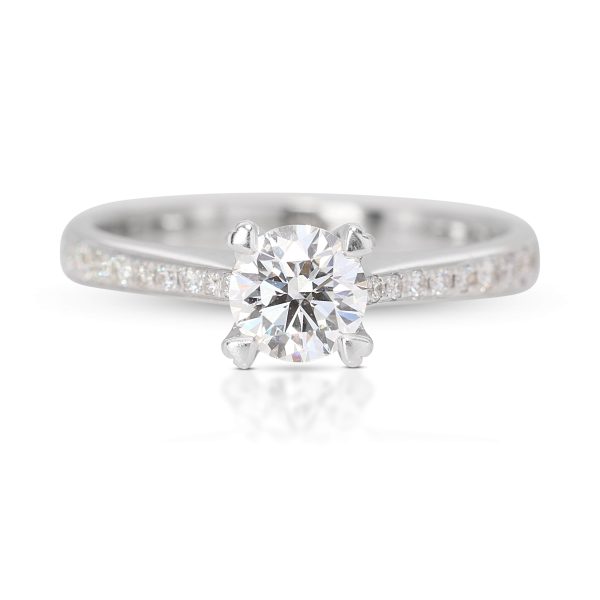 טבעת אירוסין מזהב לבן עד 4000 שקלים