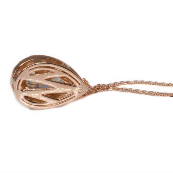 שרשרת יהלום טיפה 1 קראט