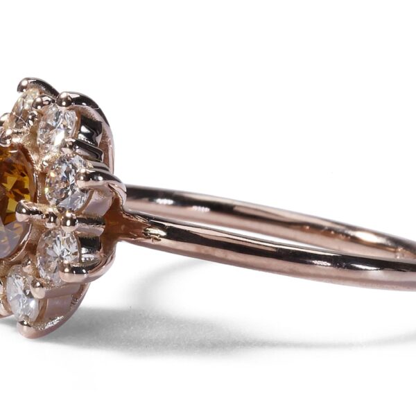 טבעת אירוסין פרח