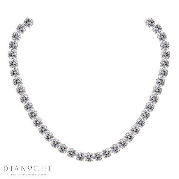 שרשרת יהלומים עגולים