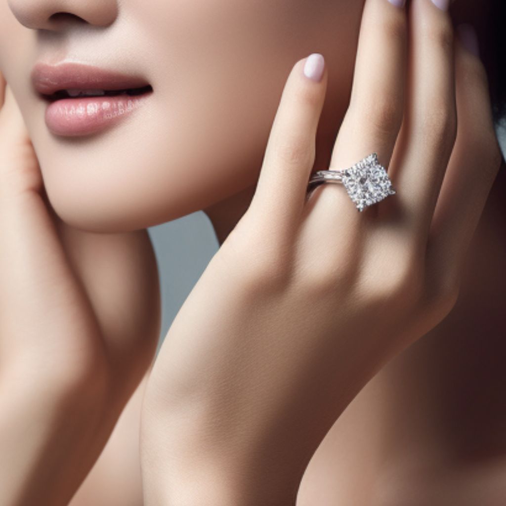 ענידת טבעת אירוסין יהלום טבעי בישראל
