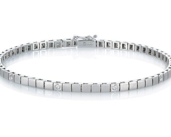 צמיד זהב לבן