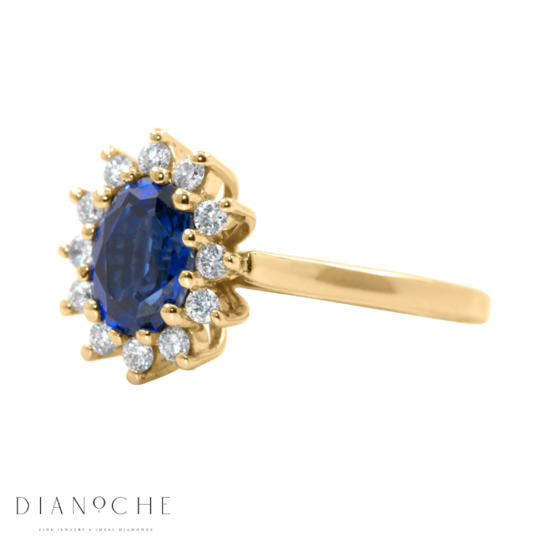 טבעת דיאנה זהב