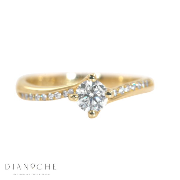 טבעת אירוסין טוויסט