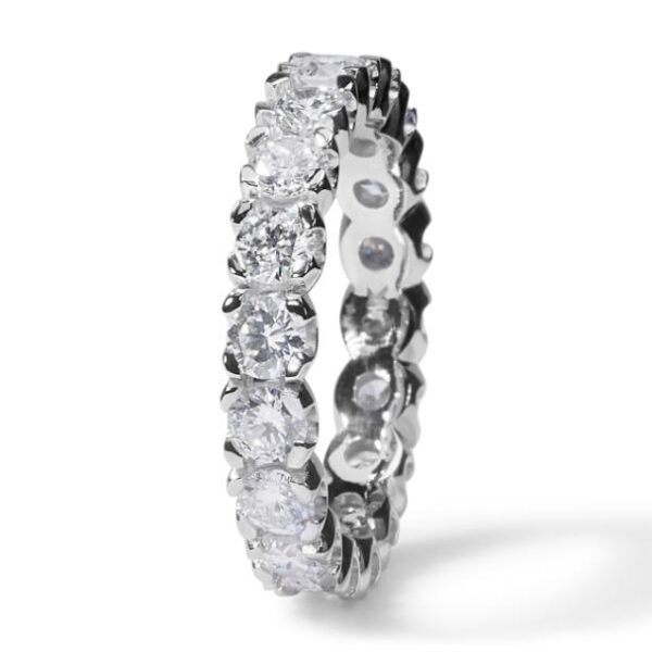 טבעת שורה יהלומים