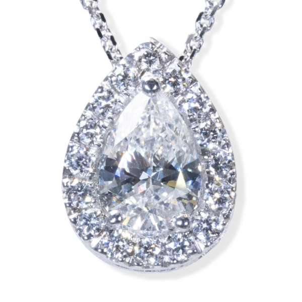 שרשרת יהלום טיפה 0.5 קראט