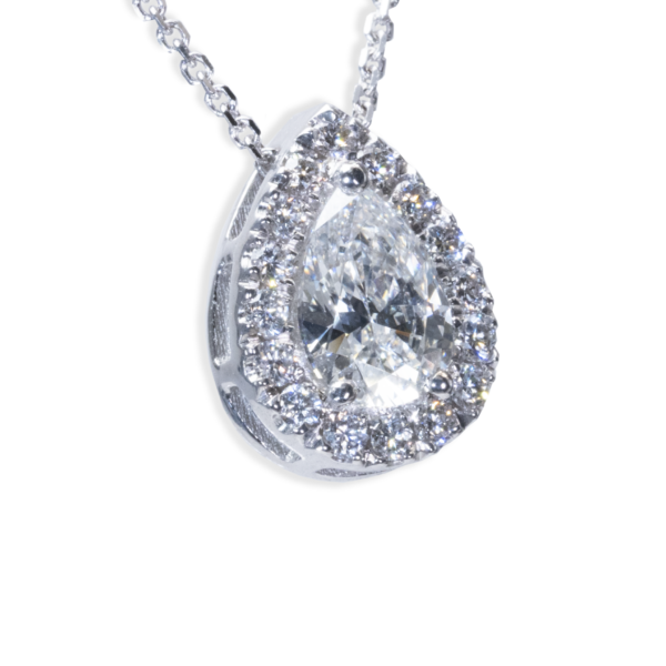 שרשרת יהלום טיפה 0.5 קראט