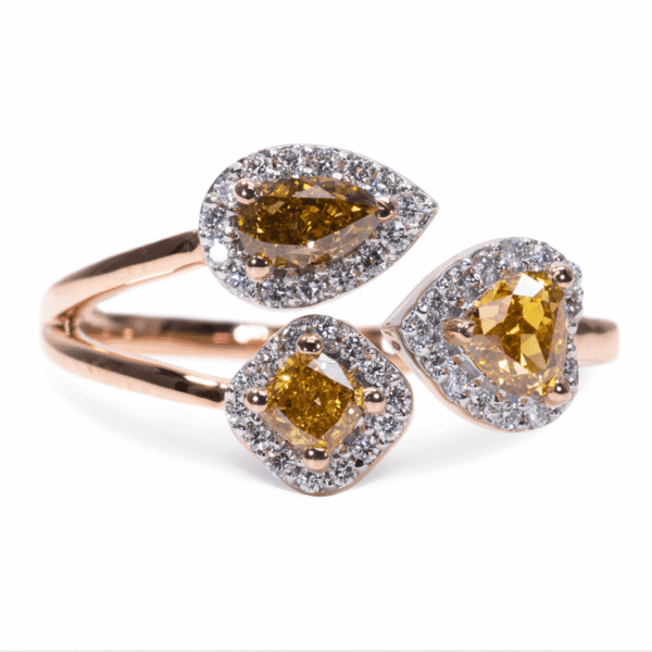 טבעת יהלום מעוצבת