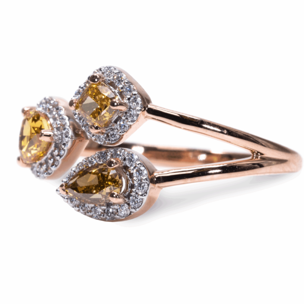 טבעת יהלום מעוצבת