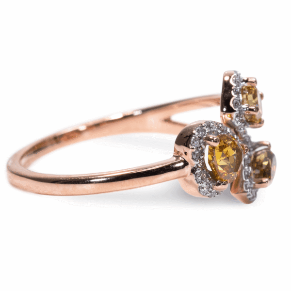 טבעת יהלום מעוצבת