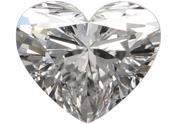 יהלום לב טבעי בליטוש מדהים