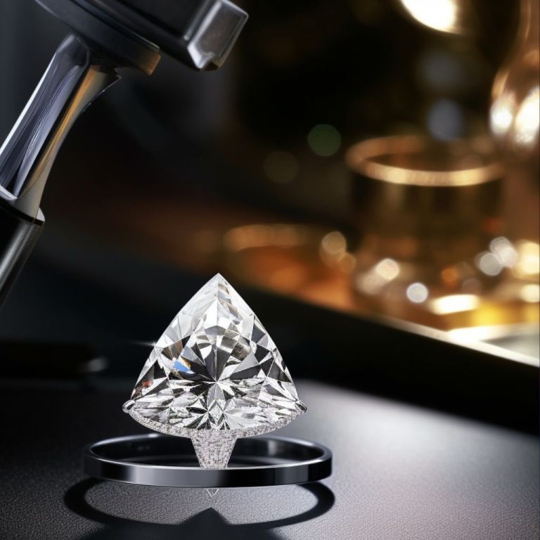 יהלום משולש קצוות מחודדים