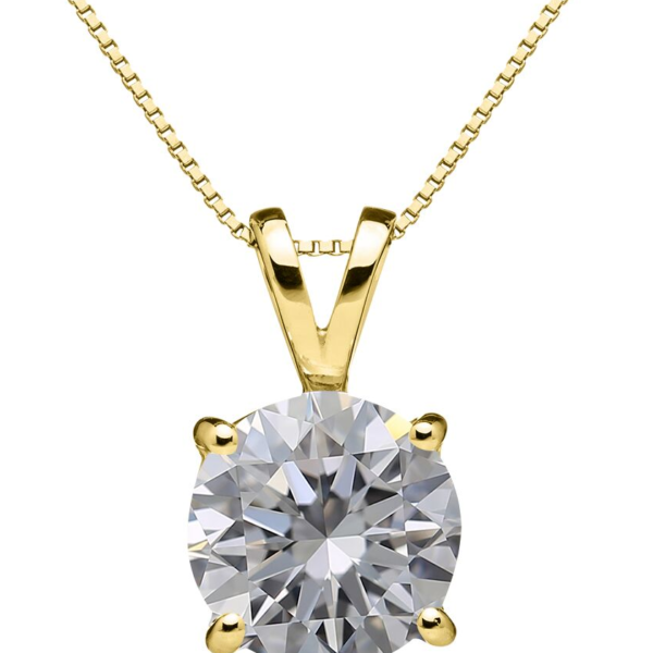 תליון יהלום סוליטר 65 נקודות GIA