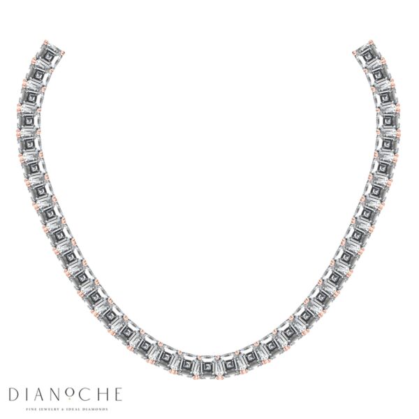 שרשרת משובצת יהלומים