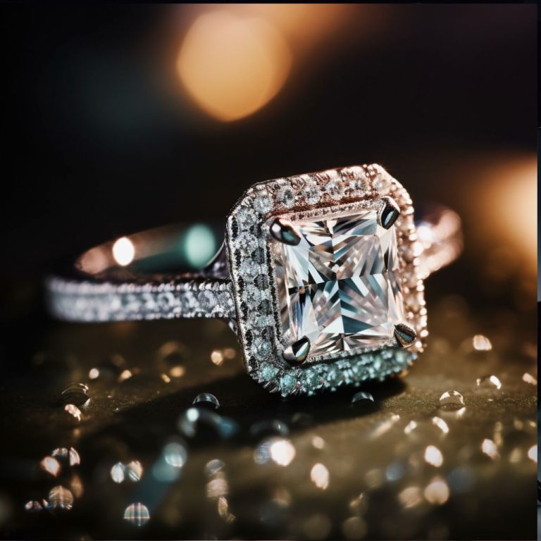 טבעת יהלום רדיאנט