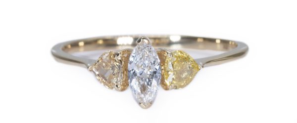 טבעת 3 יהלומים -דיאנוצ׳ה