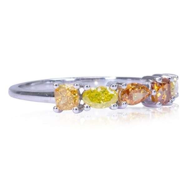 טבעת יהלומים צהוב -DIANOCHE