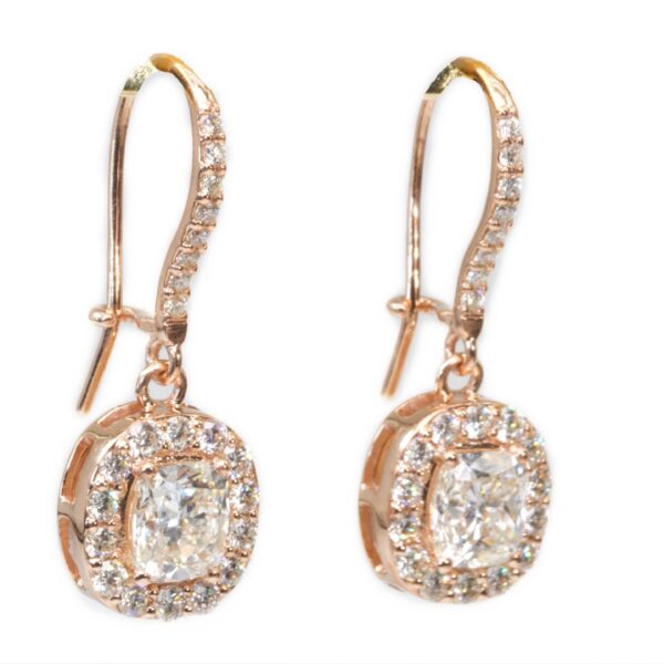 עגילי זהב יהלום האלו -דיאנוצ׳ה