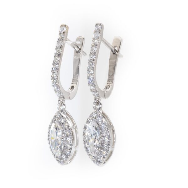 עגילי יהלום חצי קראט לאישה -DIANOCHE