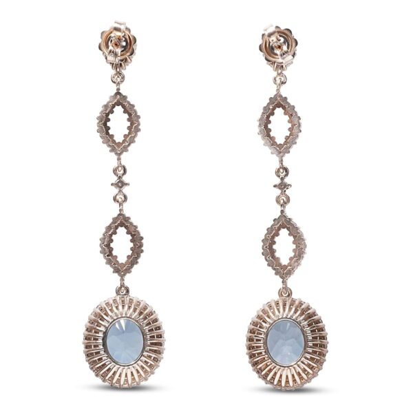 עגילי טופז ארוכים