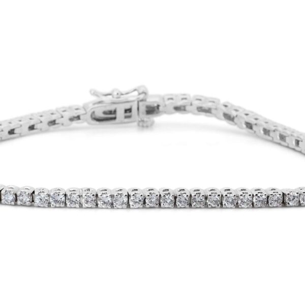 צמיד טניס יהלומים דק