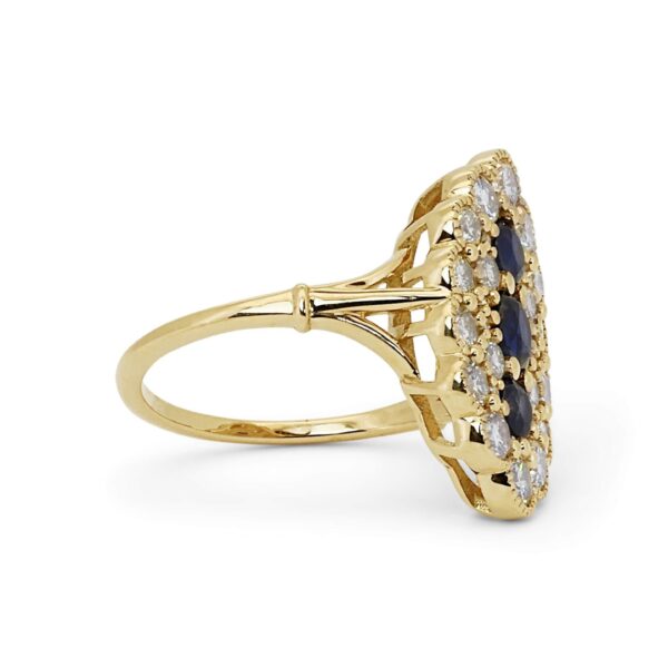 טבעת ספיר כחול