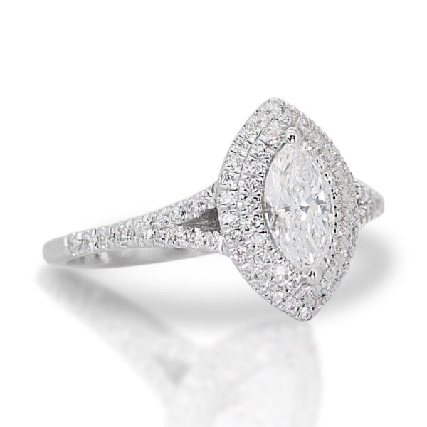 טבעת אבן מרקיזה