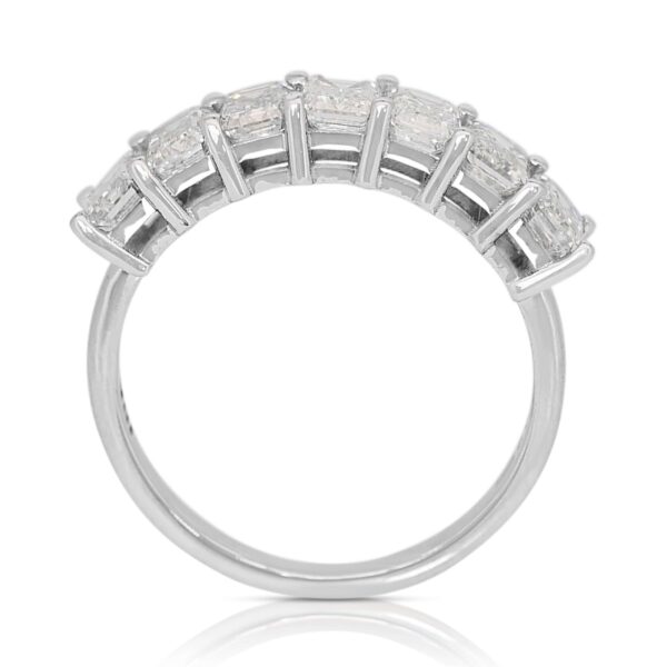 טבעת חצי איטרניטי יהלומים טבעיים