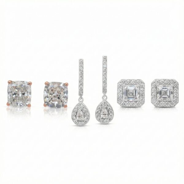 עגילי יהלום