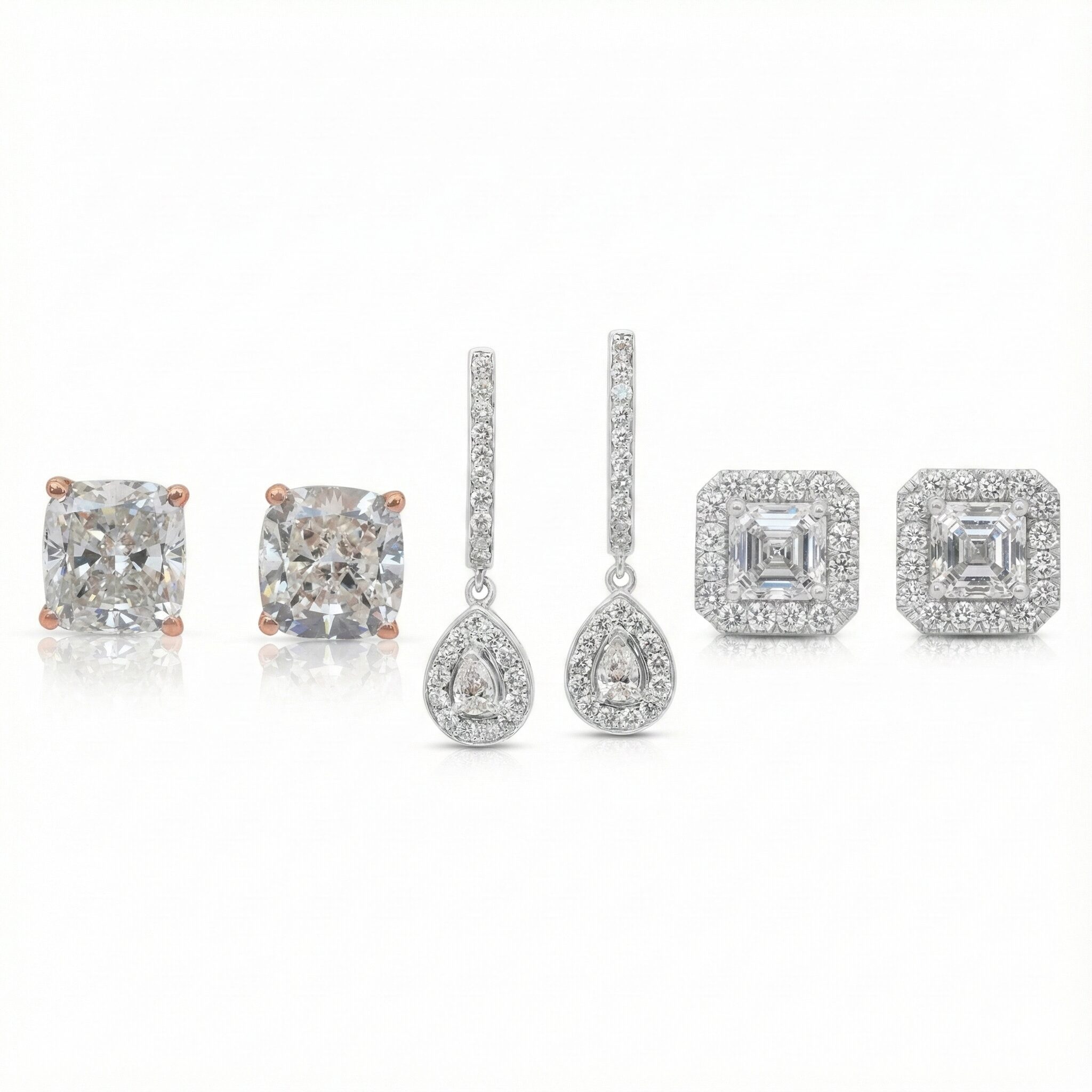 עגילי יהלום