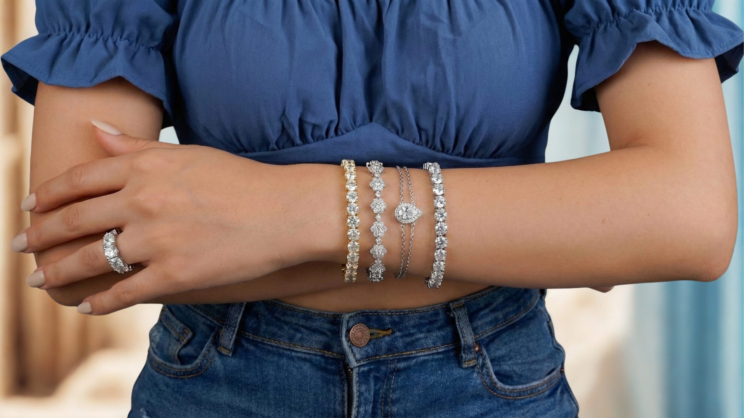 צמיד טניס יהלומים