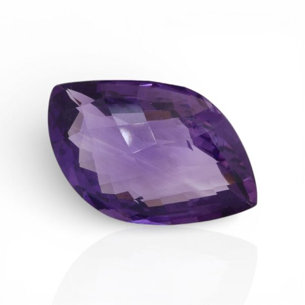 אבן חן אמטיסט סגולה 41.52ct, מתועדת IGI